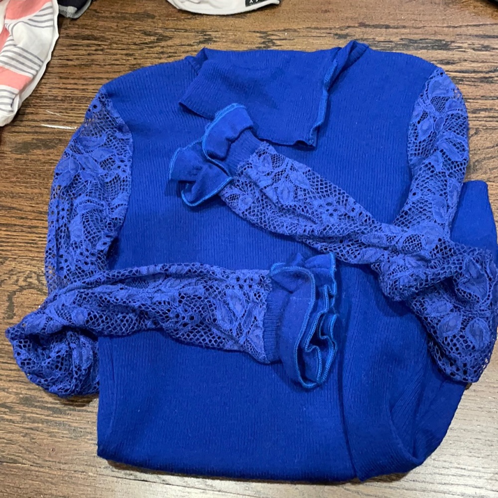 Lace turtleneck